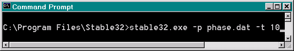 Command Line Tau